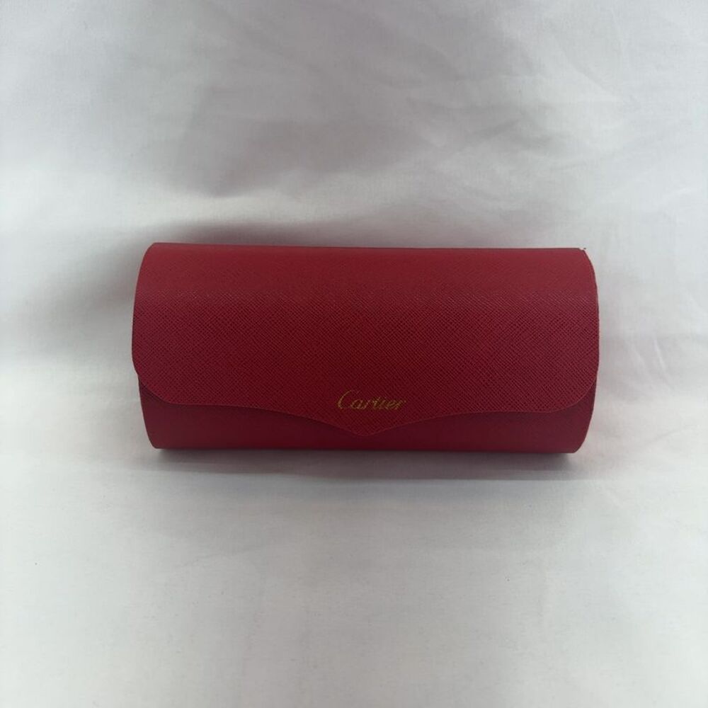 Cartier Red Sunglasses Case